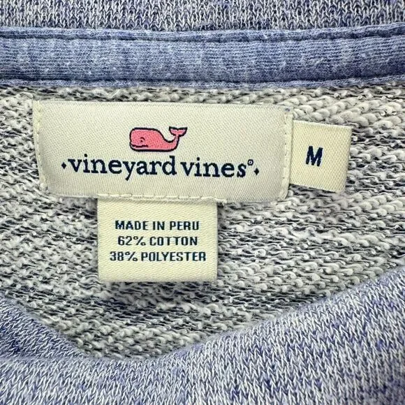 Vineyard Vines Sweater Pullover Cowl Neck Long Sleeve Womens Medium Purple Logo - Picture 6 of 12